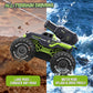 MOMONOVA 3-in-1 Amphibious Remote Control Car RC Boat with Water Gun, Waterproof RC Monster Truck for Kids 4-7 8-12, 4WD All-Terrain Remote Control