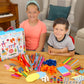 Kid Made Modern My First Arts & Crafts Set for Kids Ages 3 4 5 6 7 8+ - Ideal Preschool Craft Kits for Boys & Girls Toddler - 200+ Pieces Bulk Craft