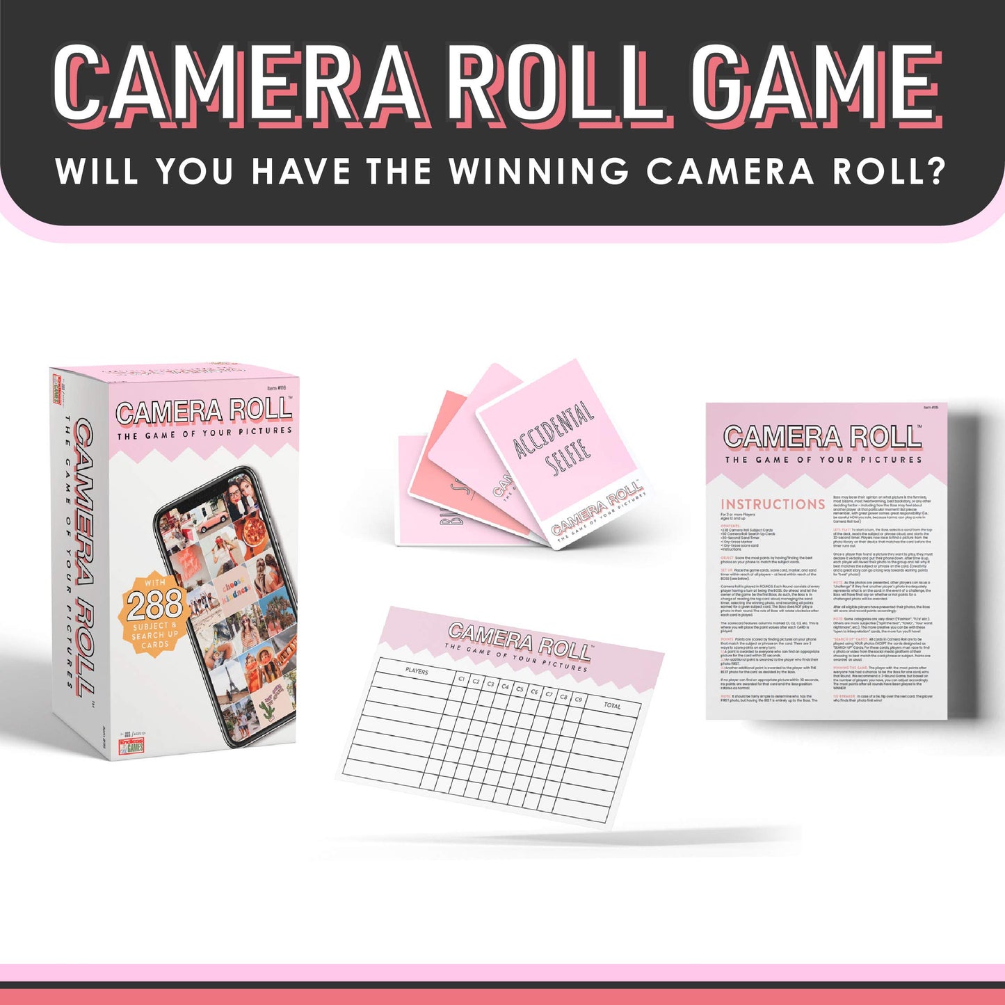 Endless Games Camera Roll Game - Use The Photos on Your Phone to Win