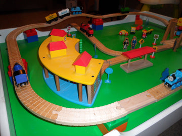 Snug Trac Wood Toy Train Fasteners, Holds Track Together. 40 CT