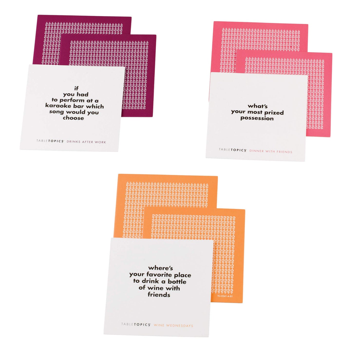 TableTopics Friends Conversation Pack Card Game - 120 Fun Conversation Starter Cards for Adult Parties, Friends’ Game Nights, or Girls’ Nights
