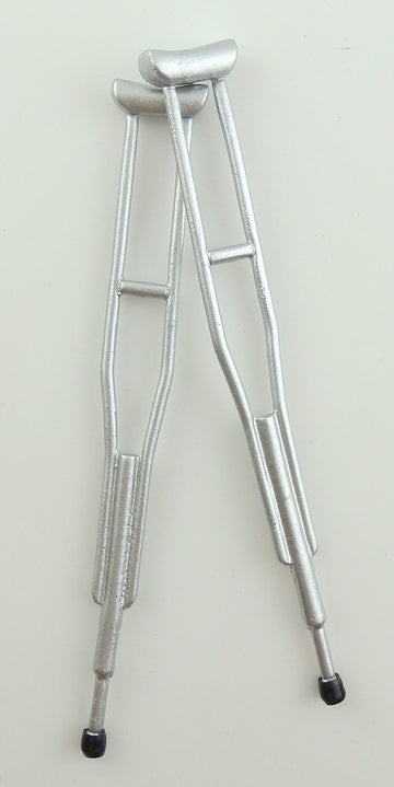 Town Square Miniatures Dollhouse Miniature 1:12 Scale Pair of Crutches