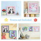 4 Pack Cartoon Diamond Art Kits for Kids, Crafts for Girls 8-12 Arts and Crafts for Kids Ages 4-8, 5D Cute Animals Diamond Art Painting for Adults