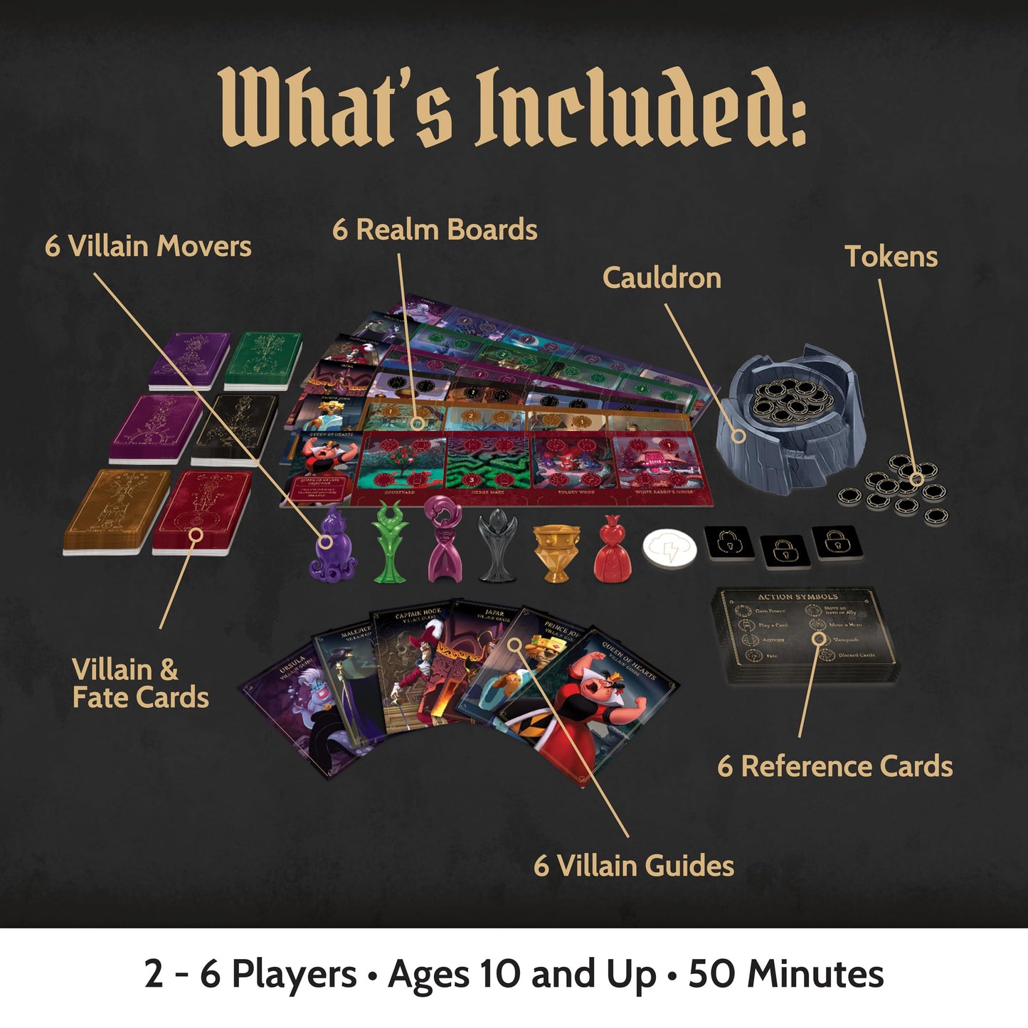 Ravensburger Disney Villainous Strategy Board Game for Age 10 and Up - 2019 Toty Game of The Year Award Winner