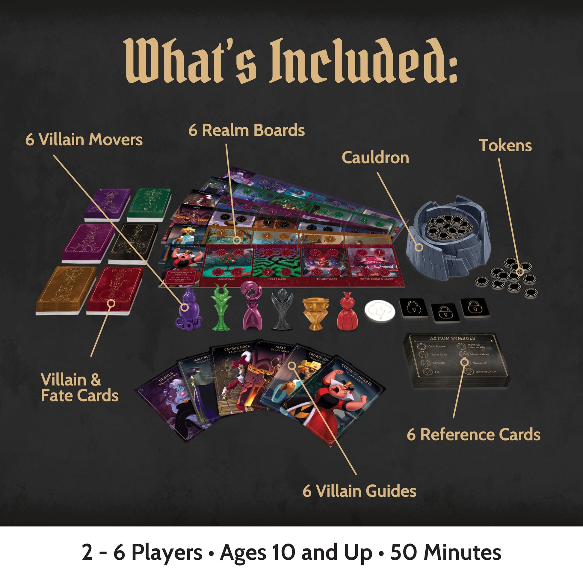 Ravensburger Disney Villainous Strategy Board Game for Age 10 and Up - 2019 Toty Game of The Year Award Winner