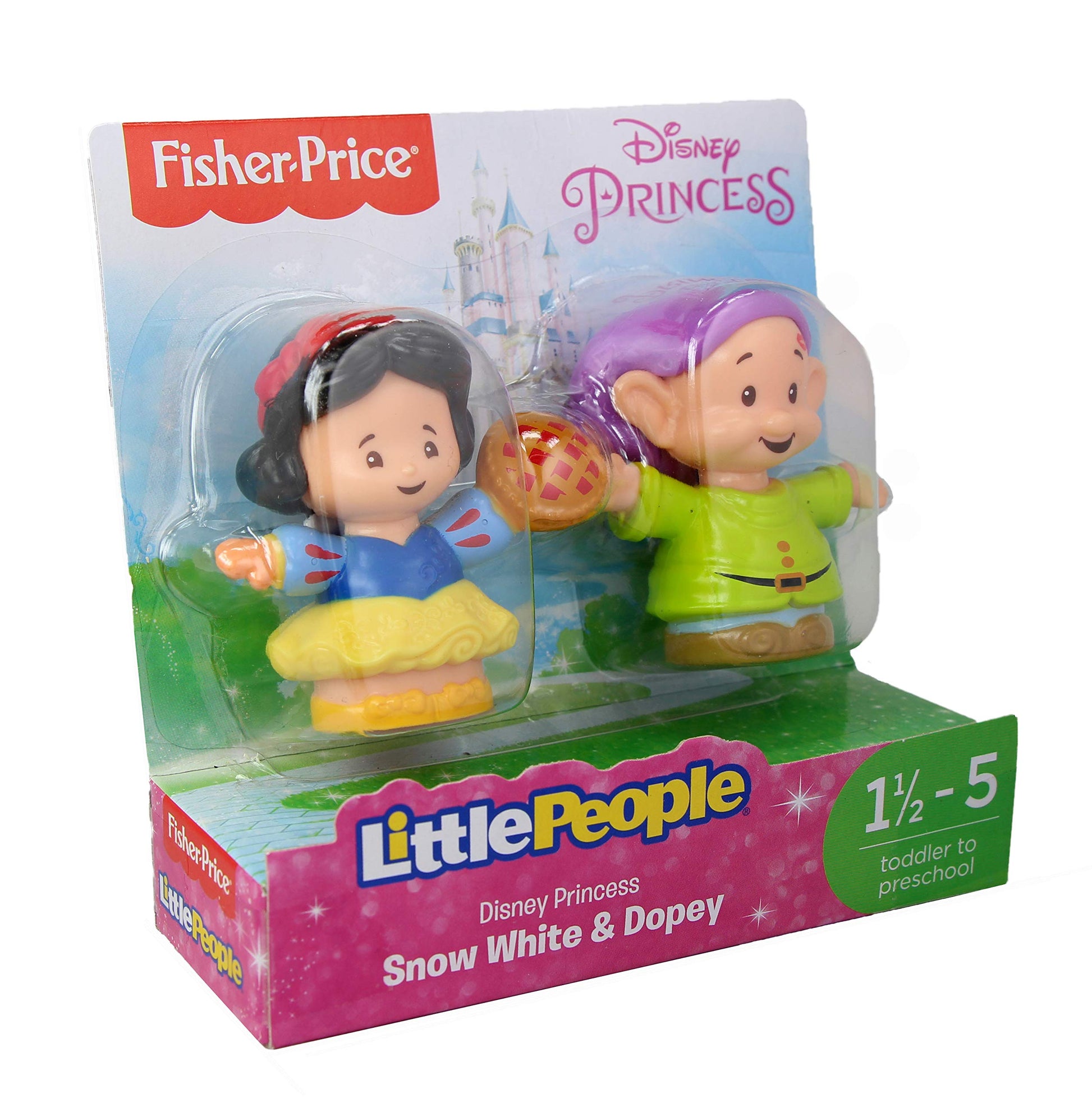 Fisher-Price Little People Disney Princess, Snow White & Dopey Figures