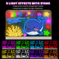 Nuyefo Upgrade LED Drawing Board, Washable Light Up Doodle Board, Acrylic Dry Erase Note Board, led Note Board with Colors, Tracing Pages, with Stand