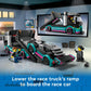 LEGO City Race Car and Car Carrier Truck Building Toys - Pretend Play Toys for Boys & Girls, Ages 6+ Years - Gift for Christmas - W/Racer & Driver