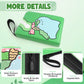 Premium Collectible Trading Card Albums?Card Binder Fits 400 Cards with 50 Removable Sleeves?Display Game Card Case book Holder, Frog Themes