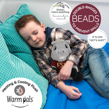 Warm Pals Renegade Florida State Universty Mascot FSU - Heatable Coolable Bedtime Comfort Plushie - 1.5lbs - Cozy Microwavable Lavender Scented Plush