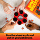 Buzzed: Shot Roulette by Relatable - The Roulette Wheel Drinking Game for Adults, Bachelor Party Games, Includes 1 Shot Roulette Wheel and 6 Shot Cups