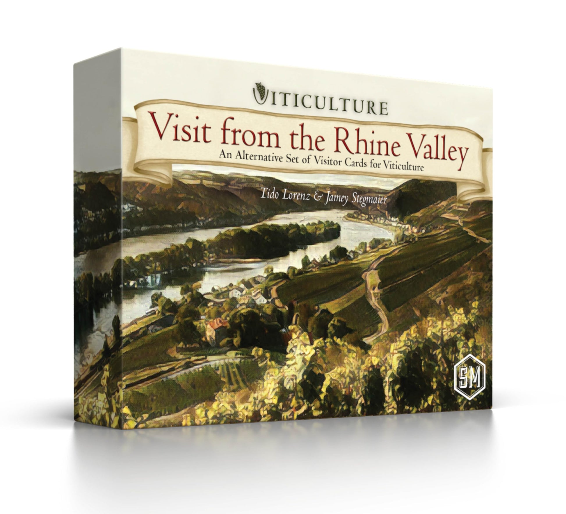 Stonemaier Games: Viticulture: Visit from the Rhine Valley Expansion by Jamey Stegmaier & Tido Lorenz | 80 New Uniquely Illustrated Visitor Cards |