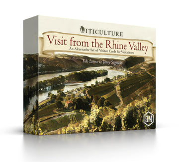 Stonemaier Games: Viticulture: Visit from the Rhine Valley Expansion by Jamey Stegmaier & Tido Lorenz | 80 New Uniquely Illustrated Visitor Cards |