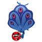 Miraculous Ladybug - Kwami Mon Ami Duusu, 9-inch Peacock Plush Toys for Kids, Super Soft Stuffed Toy with Resin Eyes, High Glitter & Gloss, & Detailed