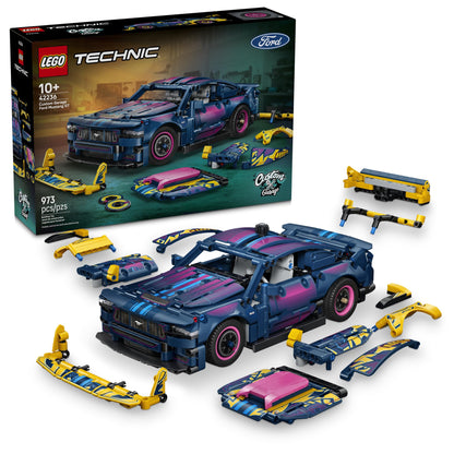 LEGO Technic Custom Garage Ford Mustang GT Car 42236