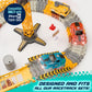 JitteryGit Replacement Light Up Magic Cars For Glow Flex Tracks - Extra LED Car Accessories For Race Track & Glow In The Dark Trax - Compatible