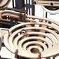 Hands Craft DIY 3D Wooden Puzzle - Marble Night City Marble Run Mechanical Assembly Model Kit Brain Teaser Educational STEM Toy Adults and Teens