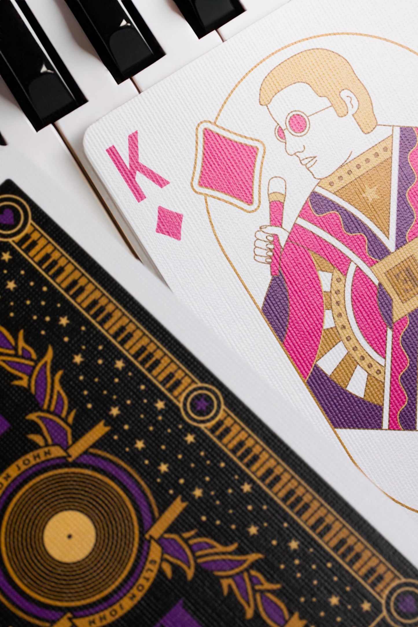 Bicycle Elton John Purple Playing Cards, 1 Deck