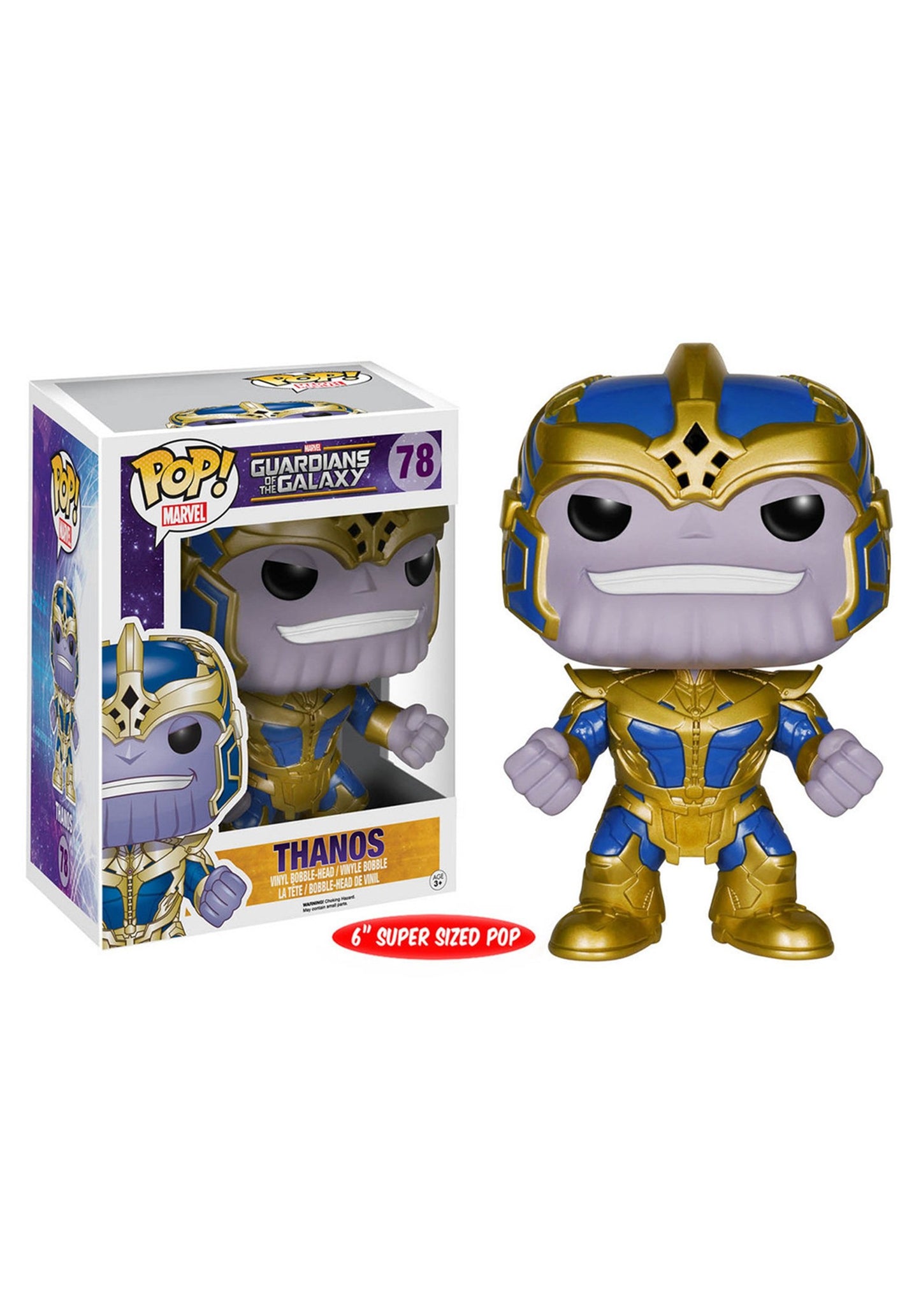 Funko POP Marvel: Guardians of The Galaxy Series 2 Thanos 6-Inch POP Action Figure