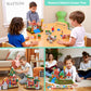 Wattlink Magnetic Building Blocks Set, 150 Pieces Educational Construction Cubes with Magnets, 3D Building Toys for Ages 3+, Compatible with Multiple