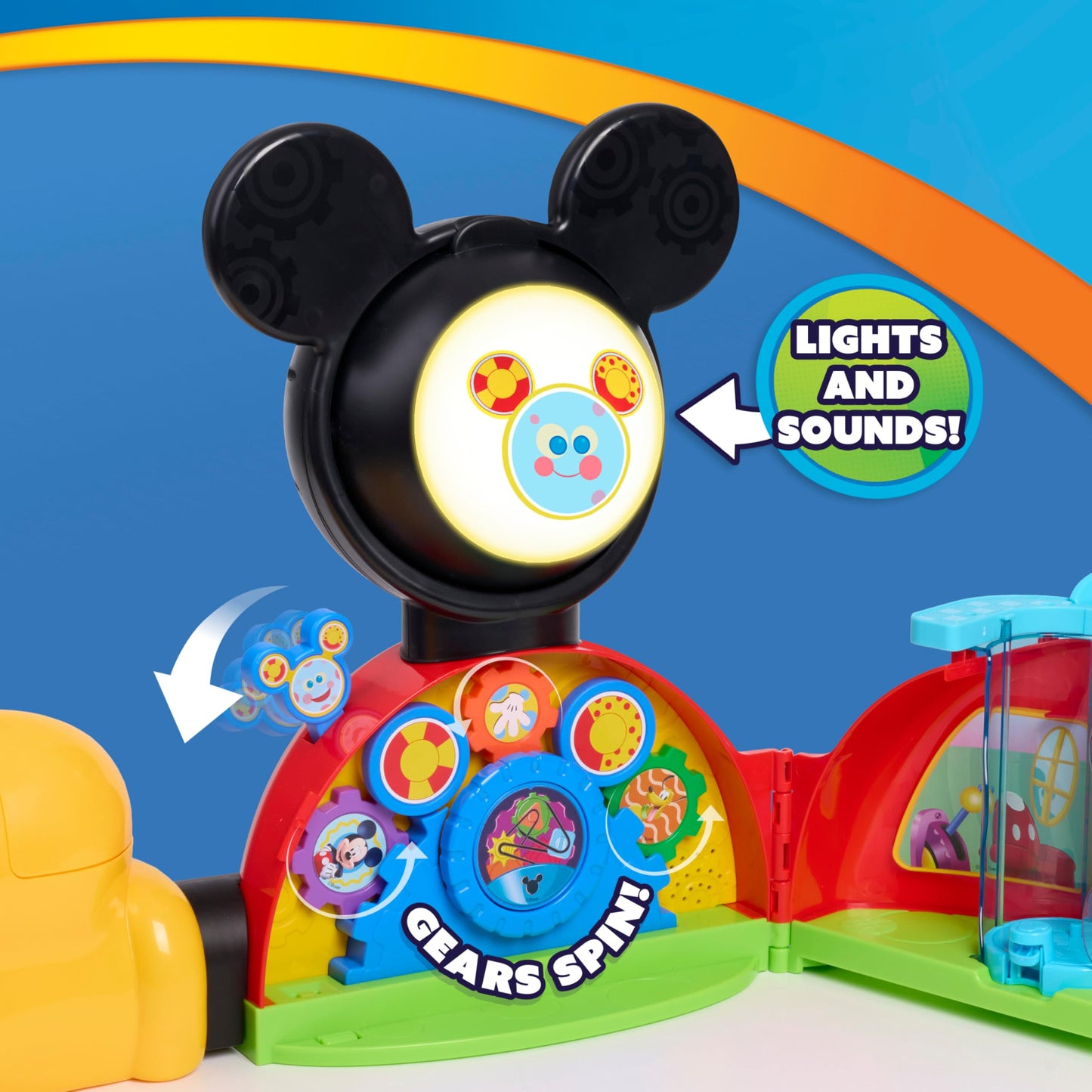 Disney Jr. Mickey Mouse Clubhouse Deluxe 28-inch Playset, Lights and Sounds