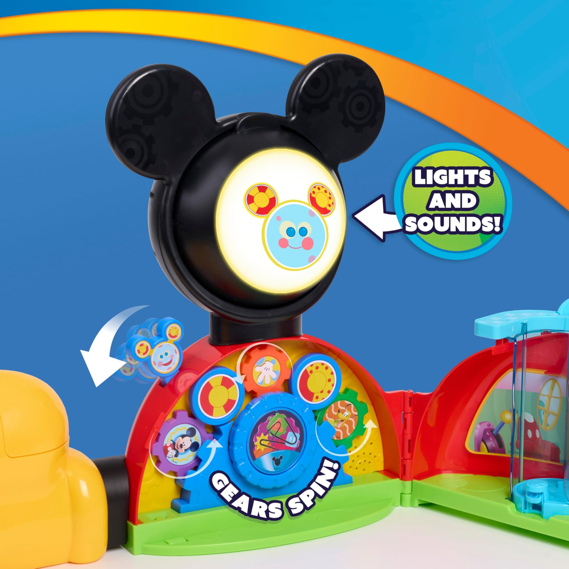 Disney Jr. Mickey Mouse Clubhouse Deluxe 28-inch Playset, Lights and Sounds