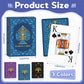 Plastic Playing Cards,Waterproof Playing Cards,Deck of Cards 6 Pack,Large Print Playing Cards for Senior,Poker Card Set for Card Games Family Game