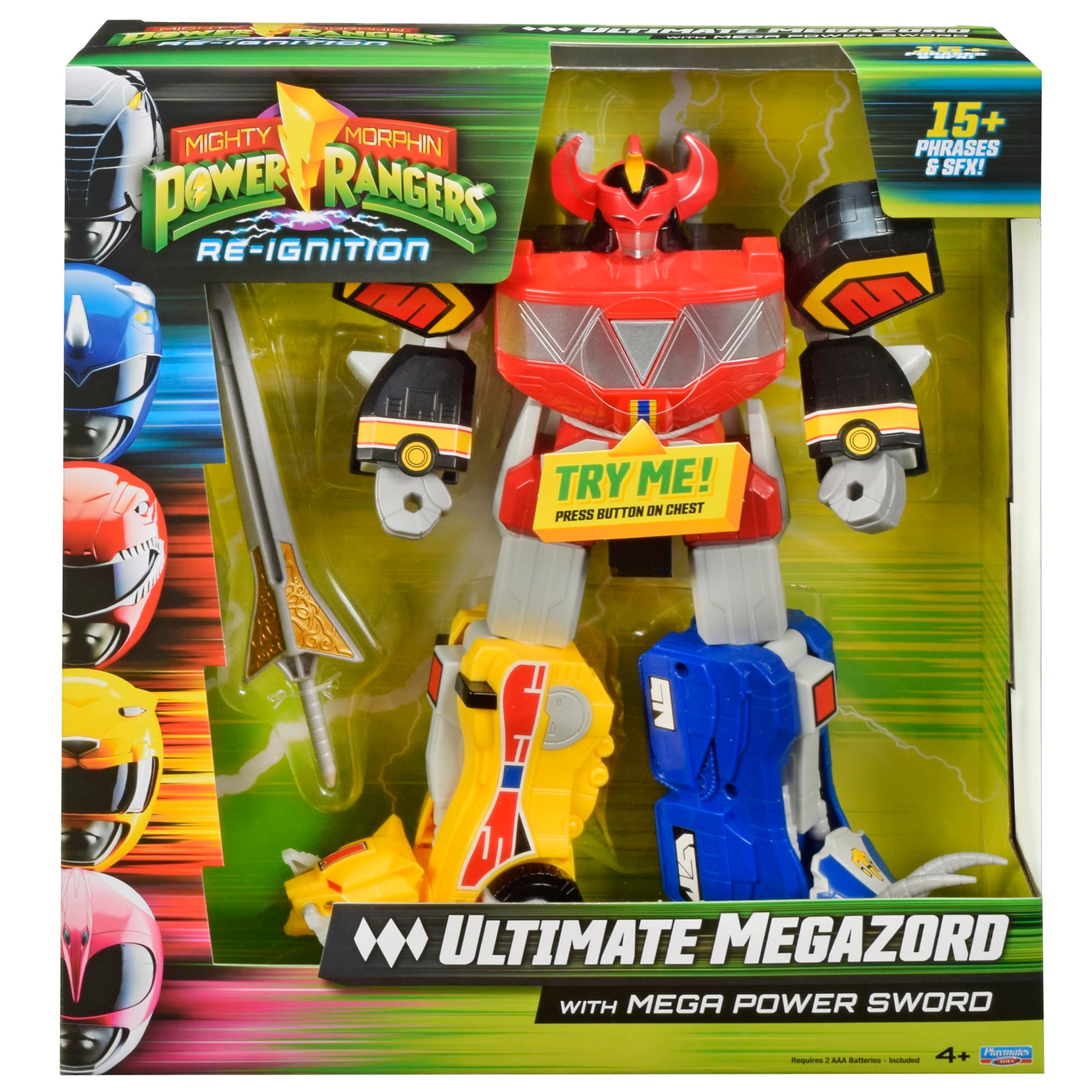 Power Rangers Mighty Morphin Re-Ignition - Ultimate Megazord Electronic Figure by Playmates Toys