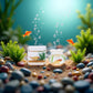 2Pcs 1/12 Scale Accessories Dollhouses Fish Tank?1: 12 Scale Miniature Fish Bowl Miniature Dollhouse Accessories for Garden Scene Decor Desktop