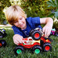 Hot Wheels Monster Truck 1:24 Scale Demo Derby Vehicle with Giant Wheels for Kids Age 3 to 8 Years Old Great Gift Toy Trucks Large Scale