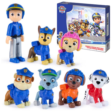 Paw Patrol Search & Rescue Team Pack with 7 Collectible Figures