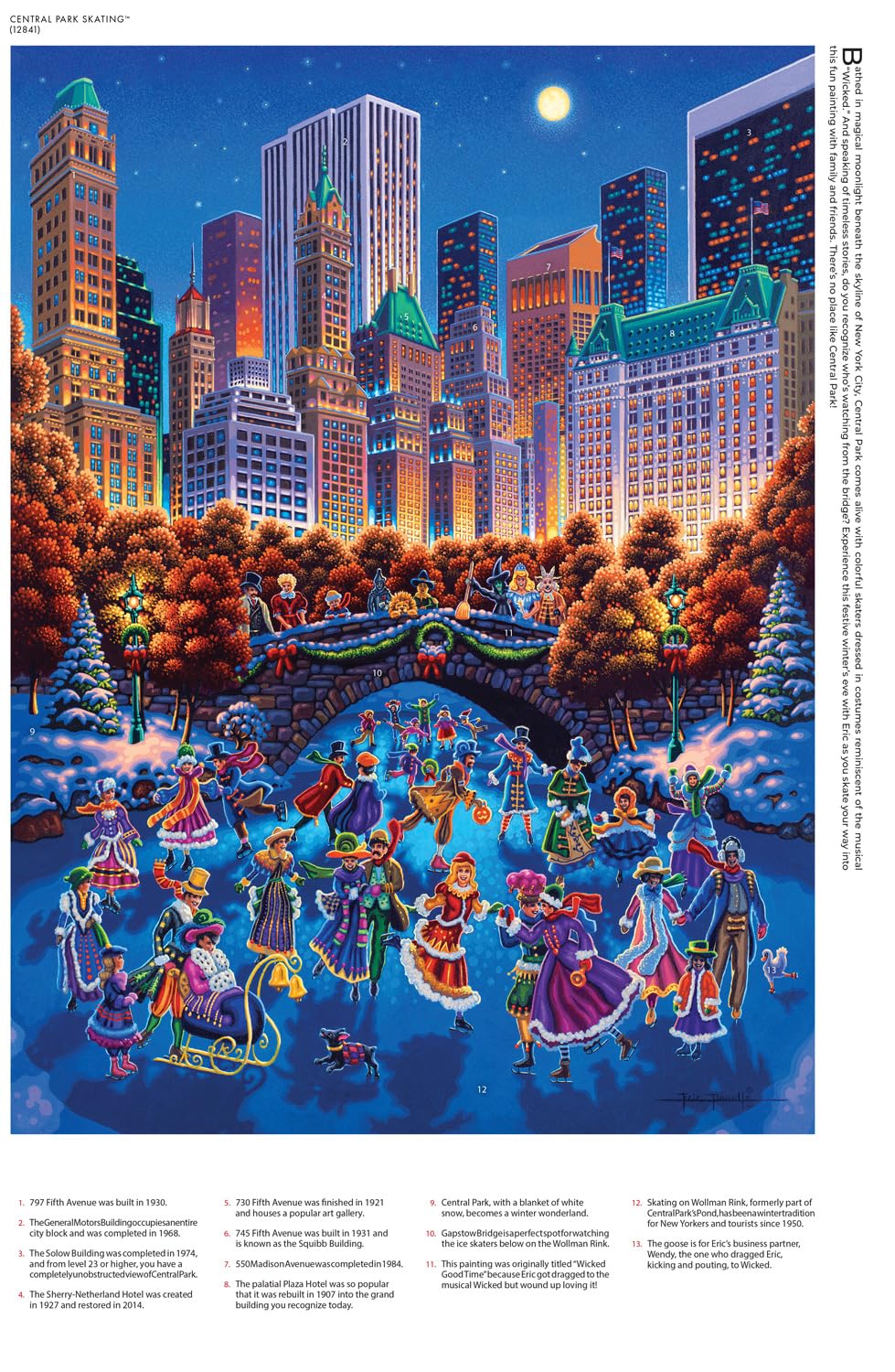 Buffalo Games - Eric Dowdle Central Park Skating - 1000 Piece Puzzle