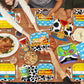 WPDISCZ Cartoon Toy Theme Party Supplies Toy Disposable Tableware Set Include Paper Plates Napkins Cups Banner Tablecloths for Toy Birthday Party