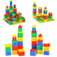 KUTOI Toddler Building Blocks for Kids Ages 4-8, Toddler Blocks Stacking Toys, Fun House Big Blocks Building Sets with 10” x 10” Baseplate