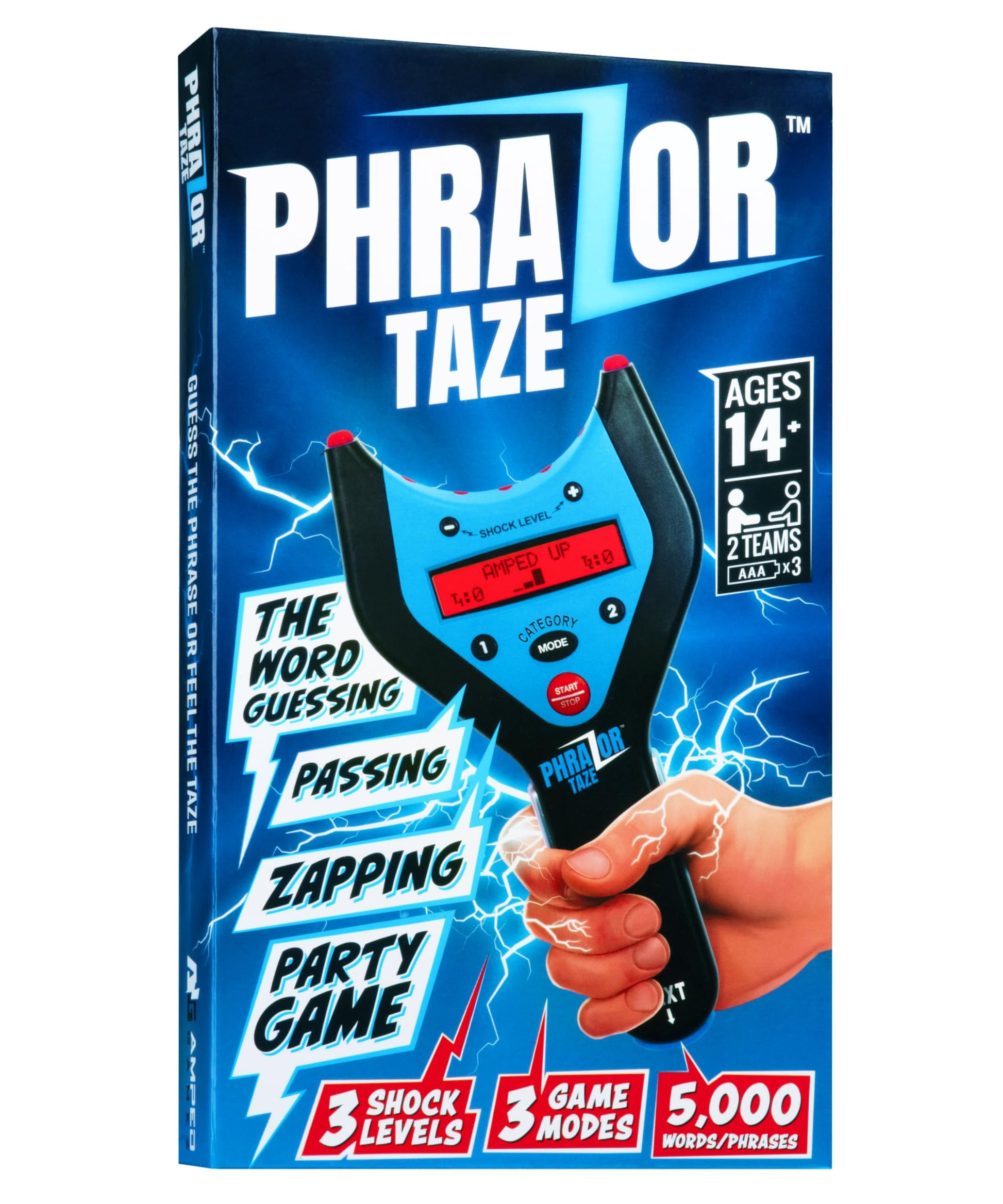 PhraZor Taze - Shockingly Fun Word-Guessing Party Game with 3 Shock Levels, 3 Play Modes & Cheat Detector - 5,000+ Words, Multiplayer for Teens