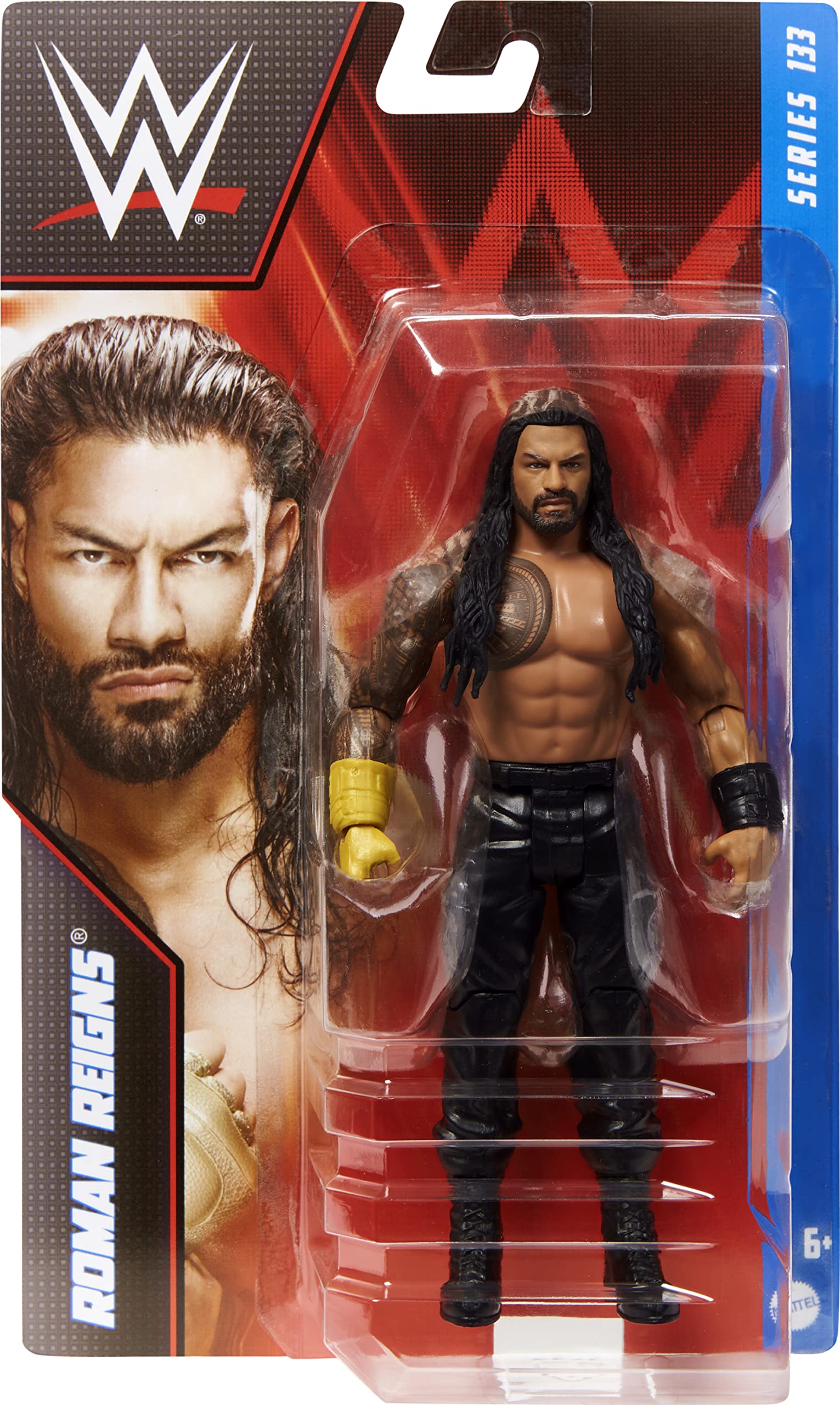 Mattel WWE Basic Action Figure, Posable 6-inch Collectible for Ages 6 Years Old & Up