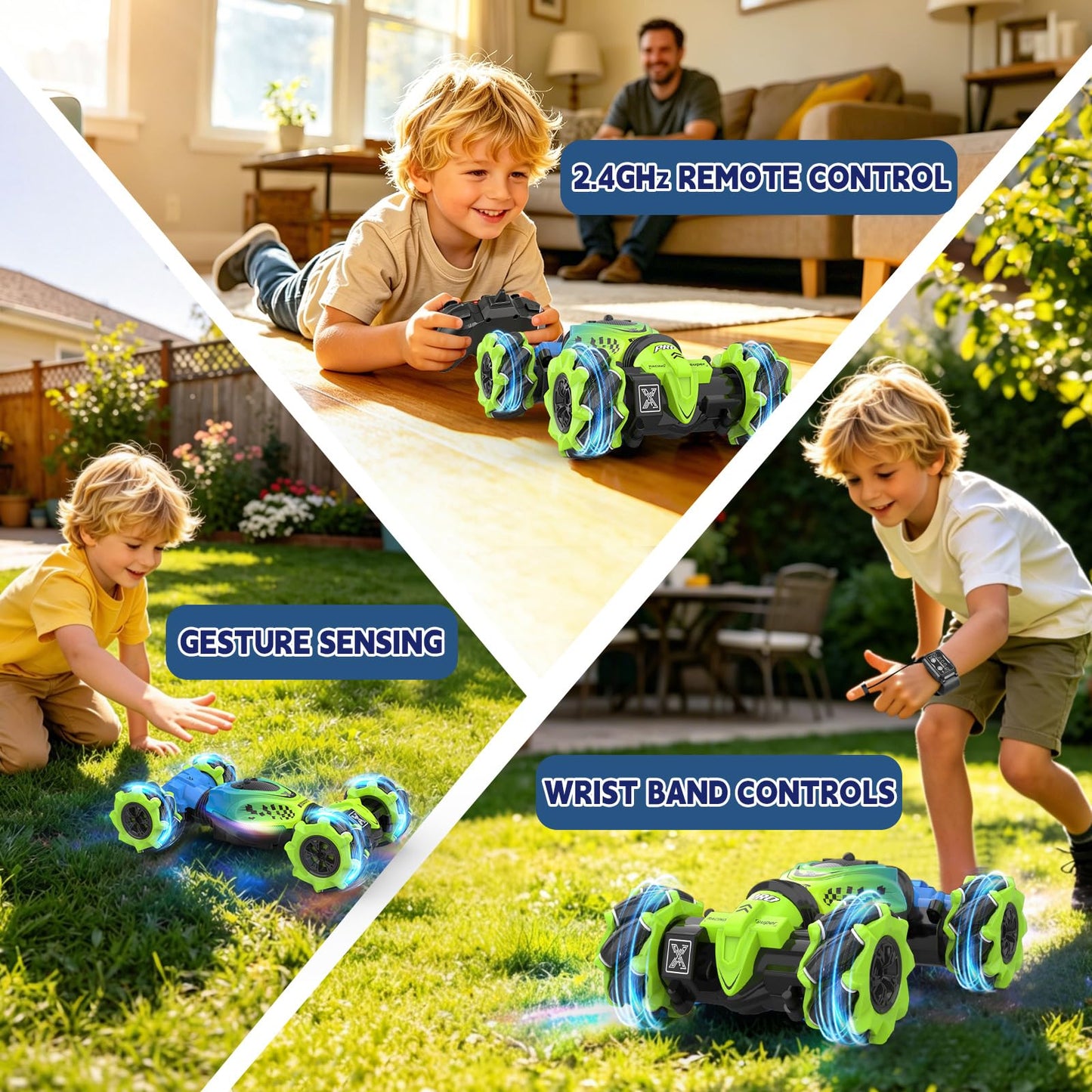 Remote Control Car - RC Drift Car Gesture Sensing Toy Boy Age 6-8-12 Gifts