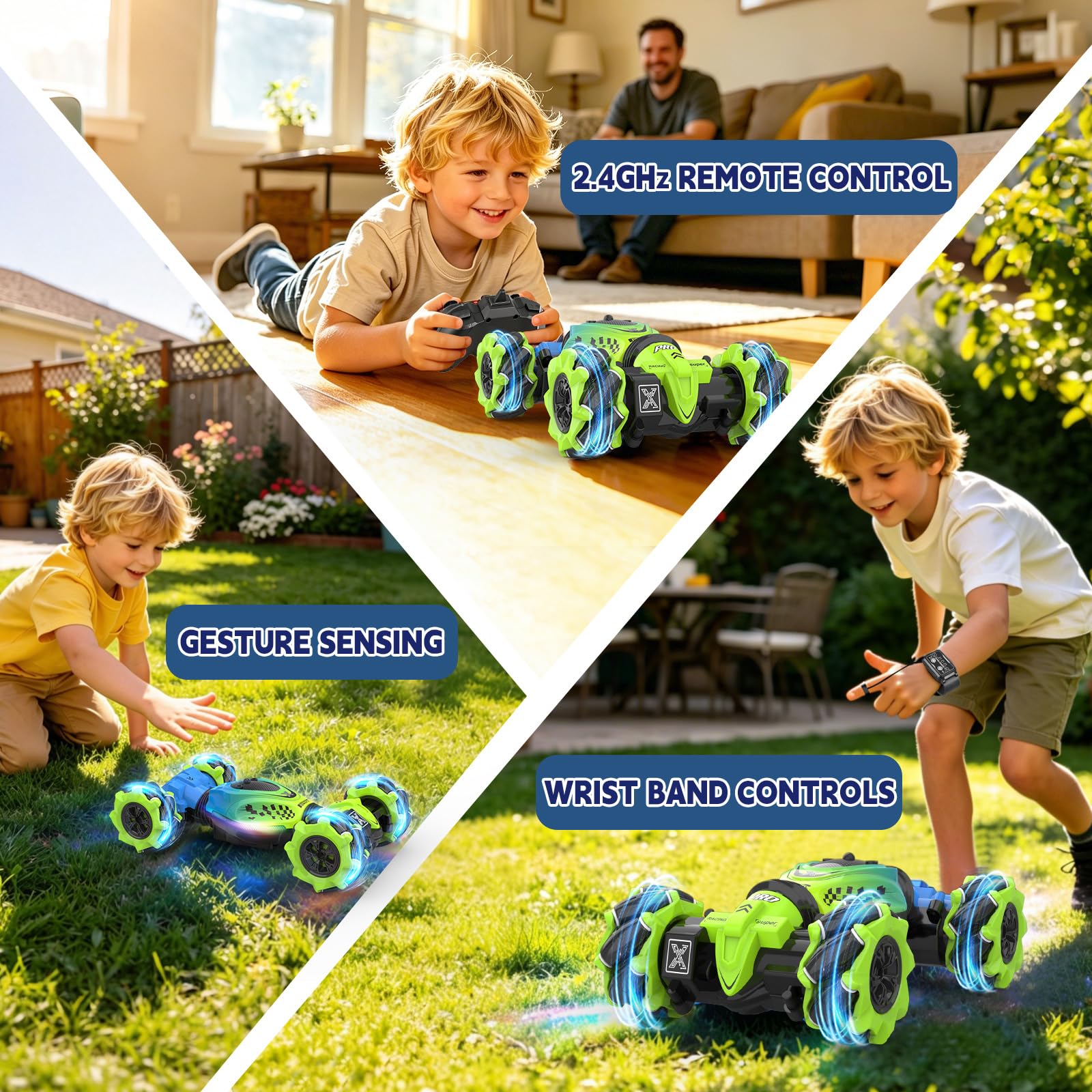 Remote Control Car - RC Drift Car Gesture Sensing Toy Boy Age 6-8-12 Gifts