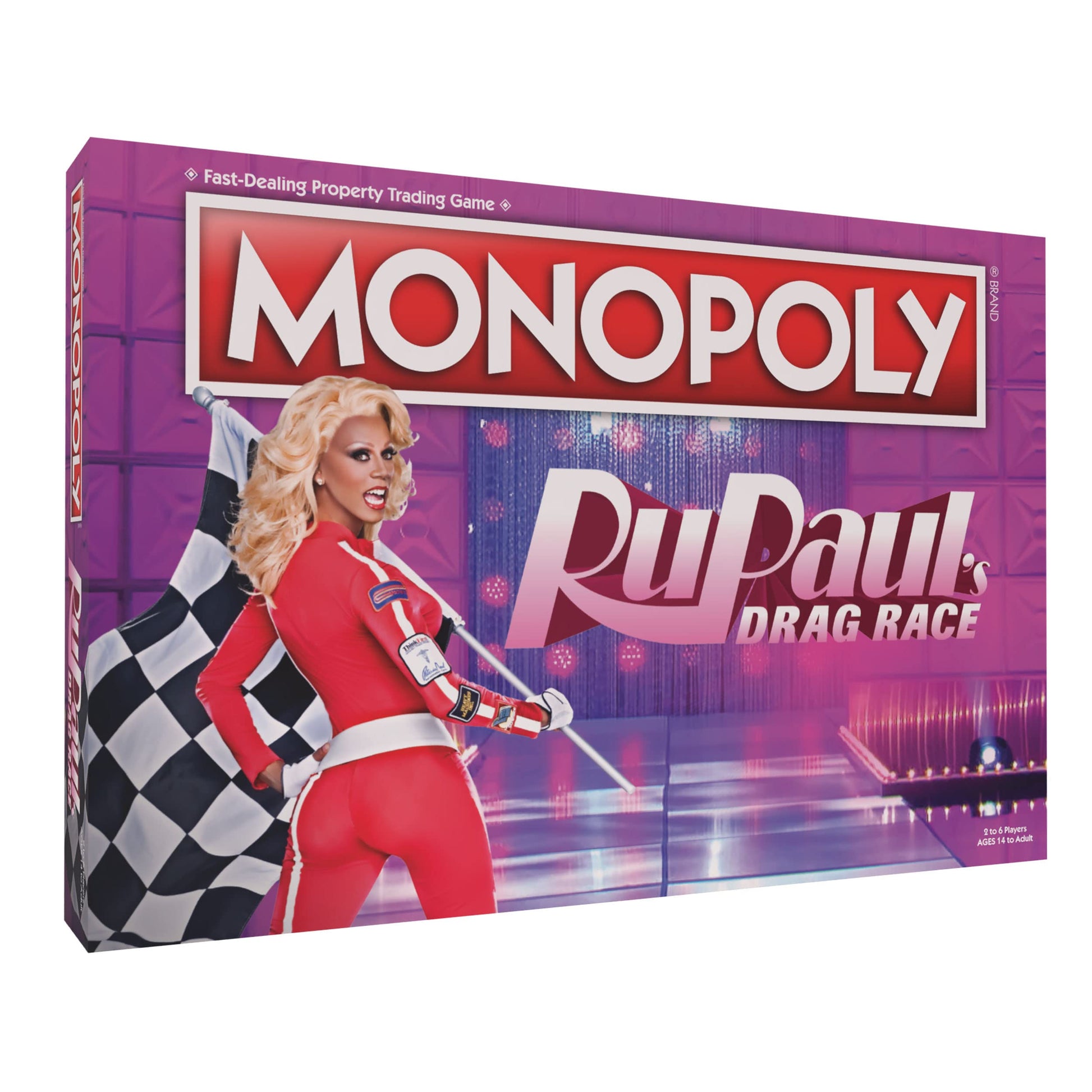 Monopoly RuPaul’s Drag Race | Officially Licensed Collectible Board Game | Play as Checkered Flag, Lipstick, Roll of Duct Tape, and More | Based On