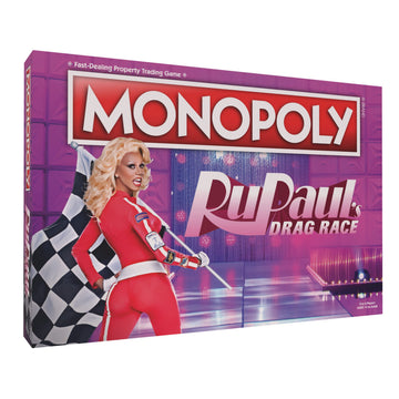 Monopoly RuPaul’s Drag Race | Officially Licensed Collectible Board Game | Play as Checkered Flag, Lipstick, Roll of Duct Tape, and More | Based On