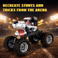 Technic Building Monster Mutt Dalmatian,2in1 Pull Back Car Toys for Off Road Stunts, DIY Building Cars Toy,Racing Action Toy for Boys and Girls Craft