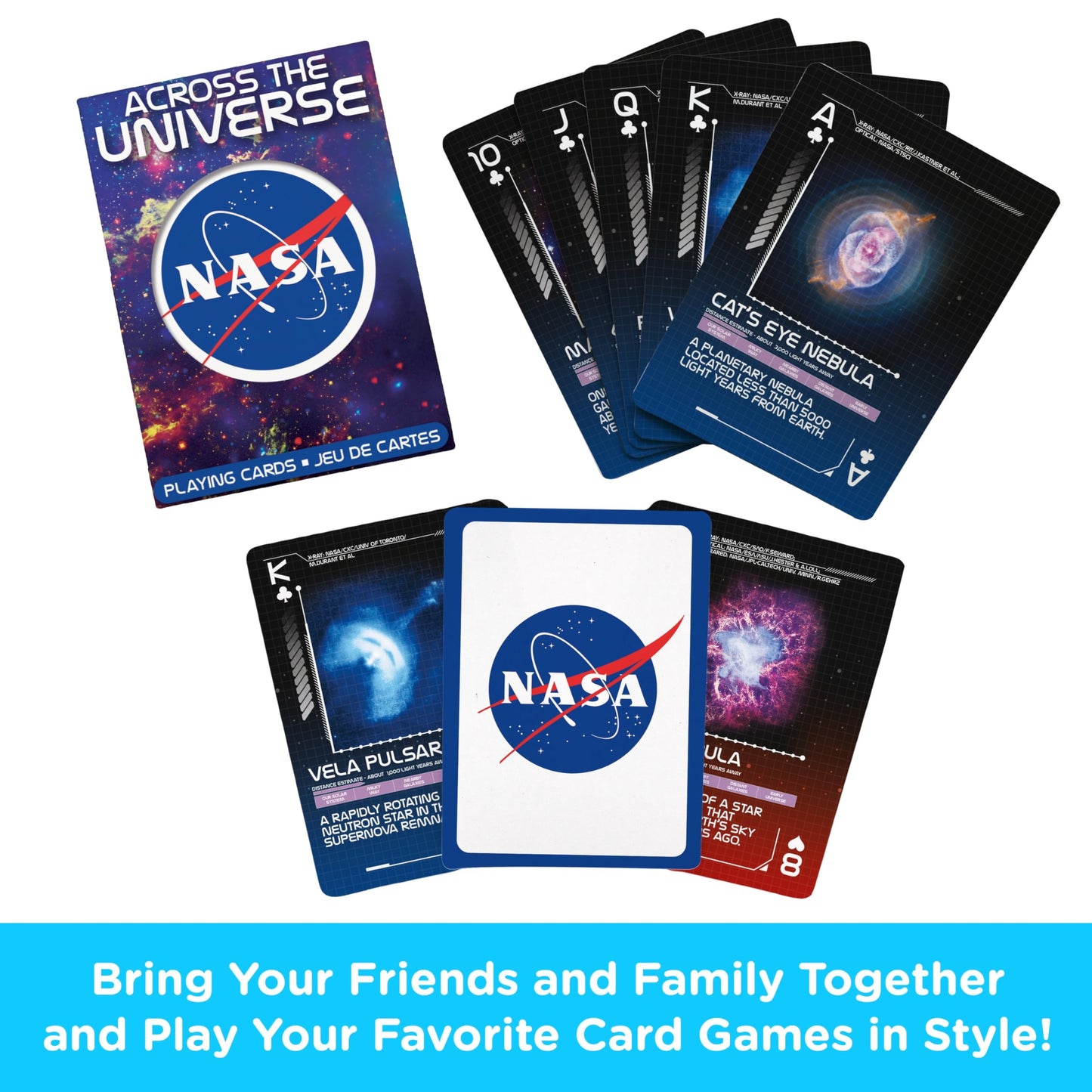 AQUARIUS NASA Across the Universe Playing Cards