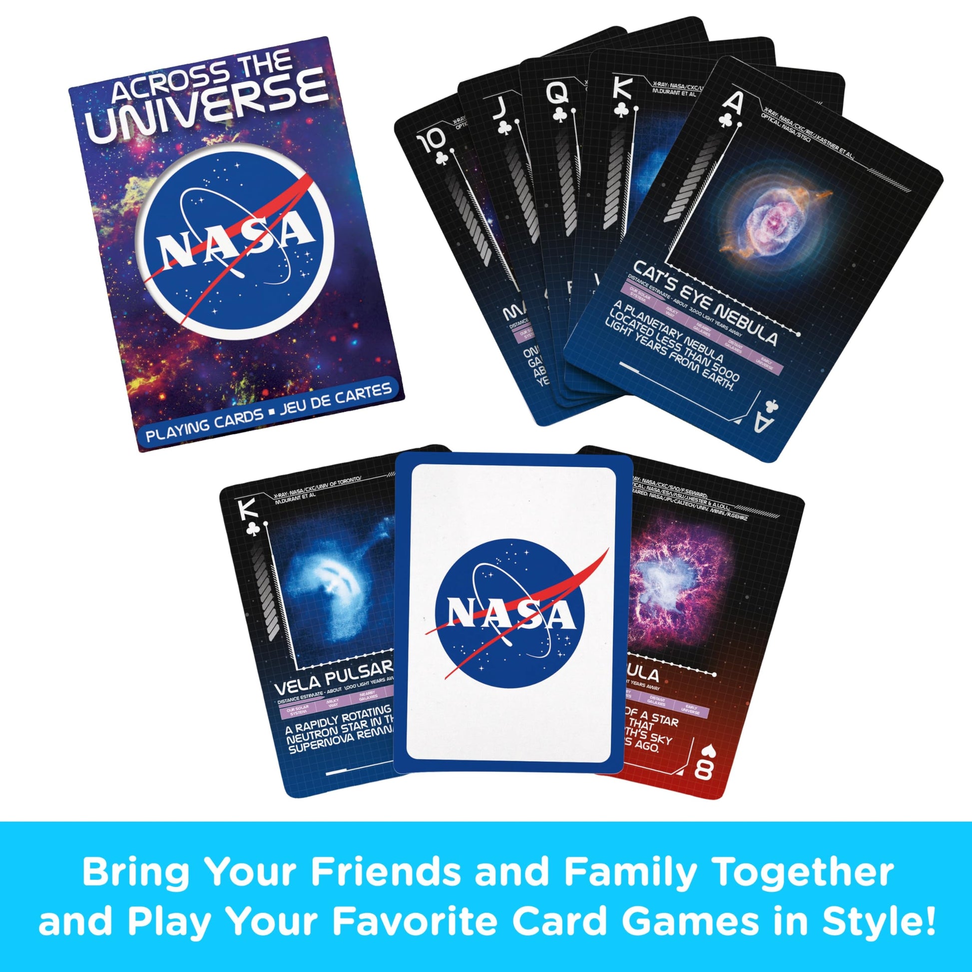 AQUARIUS NASA Across the Universe Playing Cards