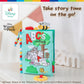 Kids Preferred Disney Baby Winnie The Pooh Deluxe Soft Book Abc's with Pooh On-The-Go Sensory Books for Babies with Crinkle Pages and BPA Free Teether