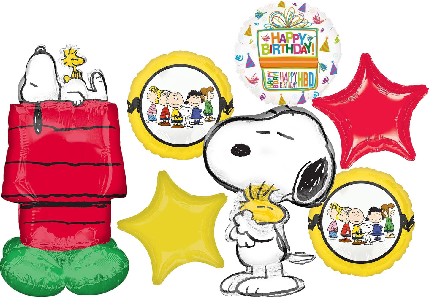 Peanuts Birthday Party Supplies Airloonz Snoopy Doghouse Balloons