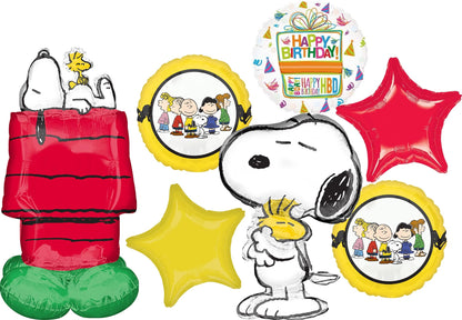 Peanuts Birthday Party Supplies Airloonz Snoopy Doghouse Balloons