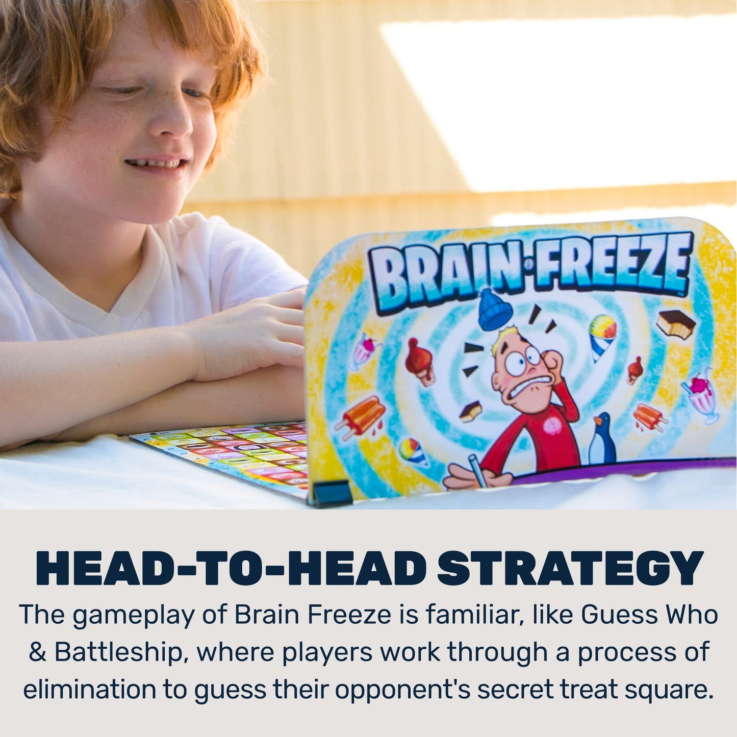 Brain Freeze™ Board Game - Fun Memory Game for Kids & Families, Educational Toys & Learning Game, Logic & Deduction Challenge, Ages 5+