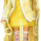 Rainbow High Sunny, Yellow with Slime Kit & Pet, Blonde 11" Shimmer Posable Fashion Doll with DIY Sparkle Slime, Magical Yeti Pet, Fun Play