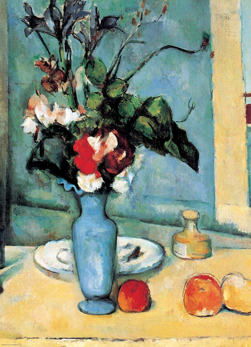 EuroGraphics Blue Vase by Cezanne 1000 Piece Puzzle