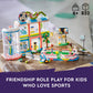 LEGO Friends Sports Center 41744 Building Toy Set, Fun for Boys and Girls Ages 8 and up, Includes Football, Basketball and Tennis Games, A Fun Gift